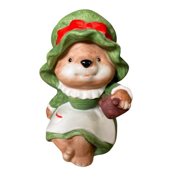 HOMCO Ceramic Christmas Bears # 5600 Set of 3 - Picture 3 of 15